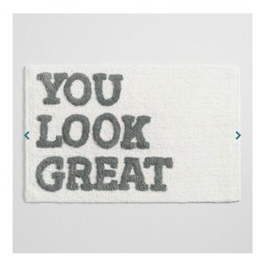 YOU LOOK GREAT cheeky bath mat